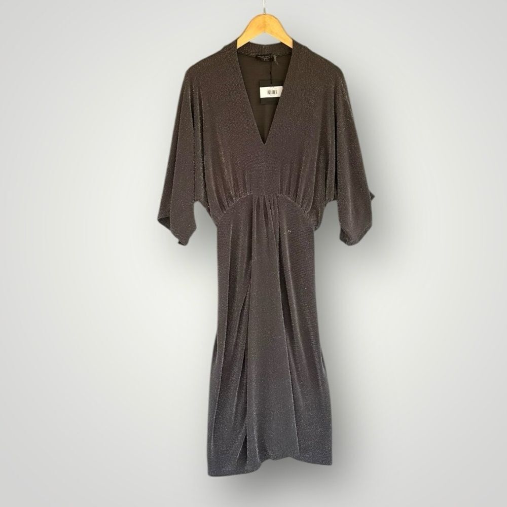 🎉5 for $45🎉 NWT Dress forum dress women’s size S special occasion Black Silver